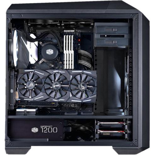 Cooler Master Masterliquid Lite 240 Aio Cpu Liquid Cooler, White Led Pump, Fep Tubing, Dual 120Mm Air Balance Mf, Dual Dissipation Technology