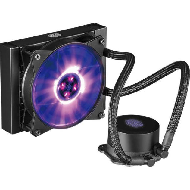 Cooler Master Masterliquid Ml120L Rgb Close-Loop Cpu Liquid Cooler, 120Mm Radiator, Dual Chamber Rgb