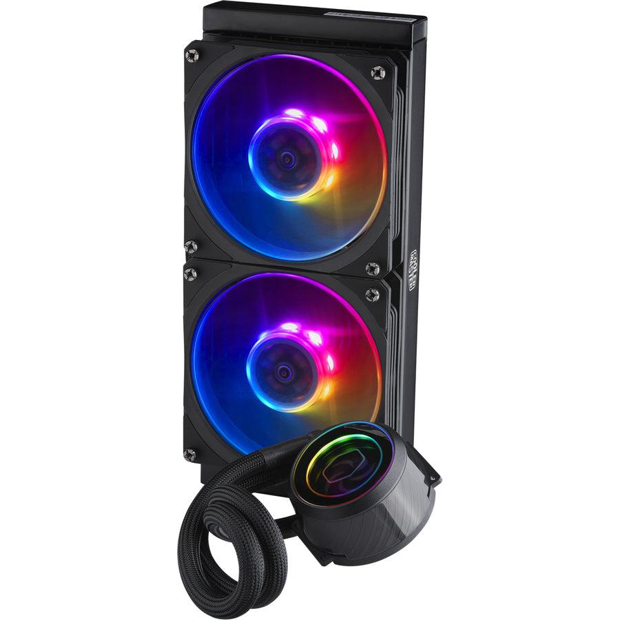 Cooler Master Masterliquid Ml240P Mirage Argb Close-Loop Aio Cpu Liquid Cooler, 240 Radiator,