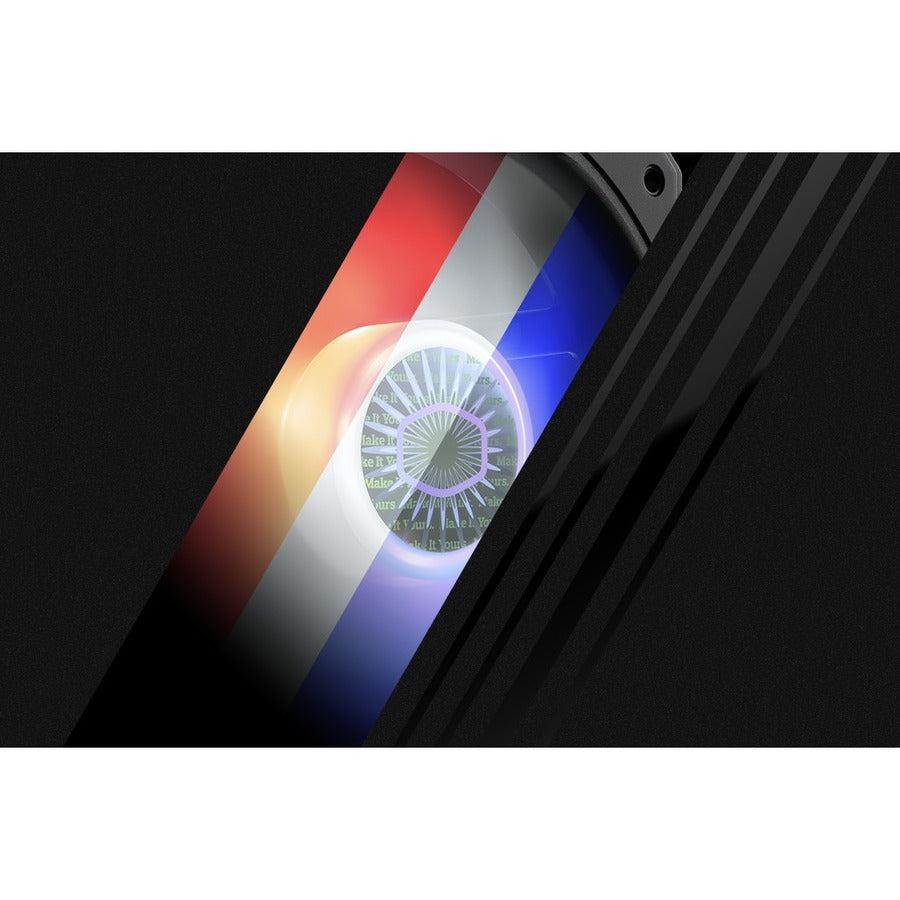 Cooler Master Sickleflow 120 V2 Blue Led Square Frame Fan With Air Balance Curve Blade Design,