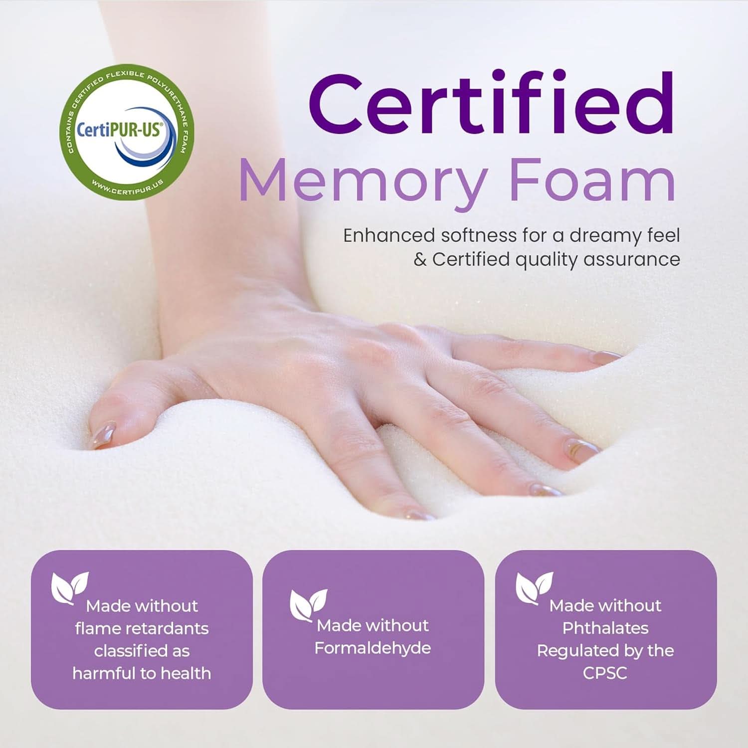 Cooling Gel Memory Foam Mattress Full Size Eight Inch