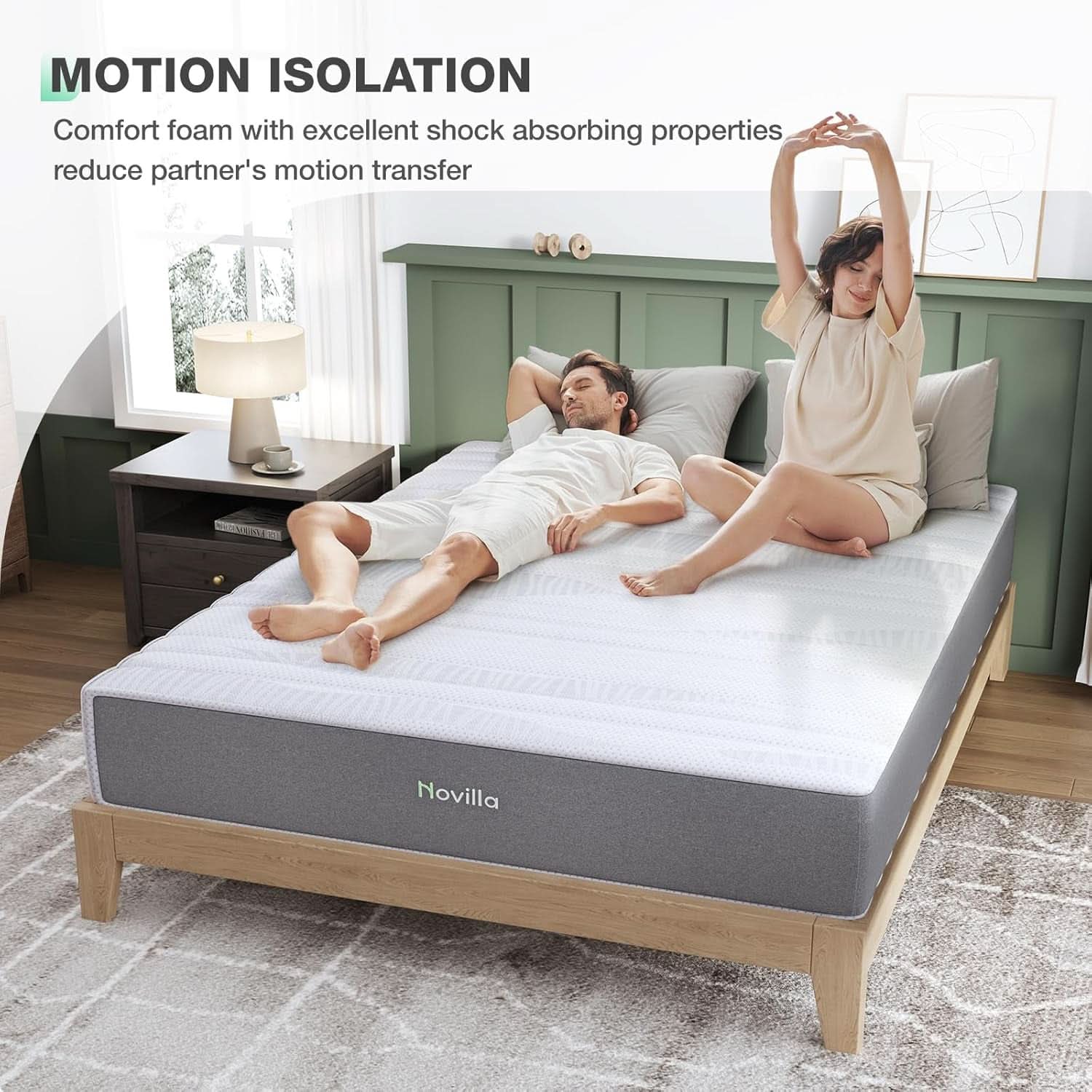 Cooling Gel Twin Memory Foam Mattress Medium Firm Comfort