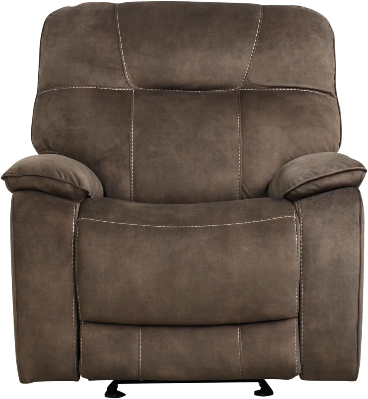 Cooper Shadow Brown Manual Reclining Sofa Chair Set
