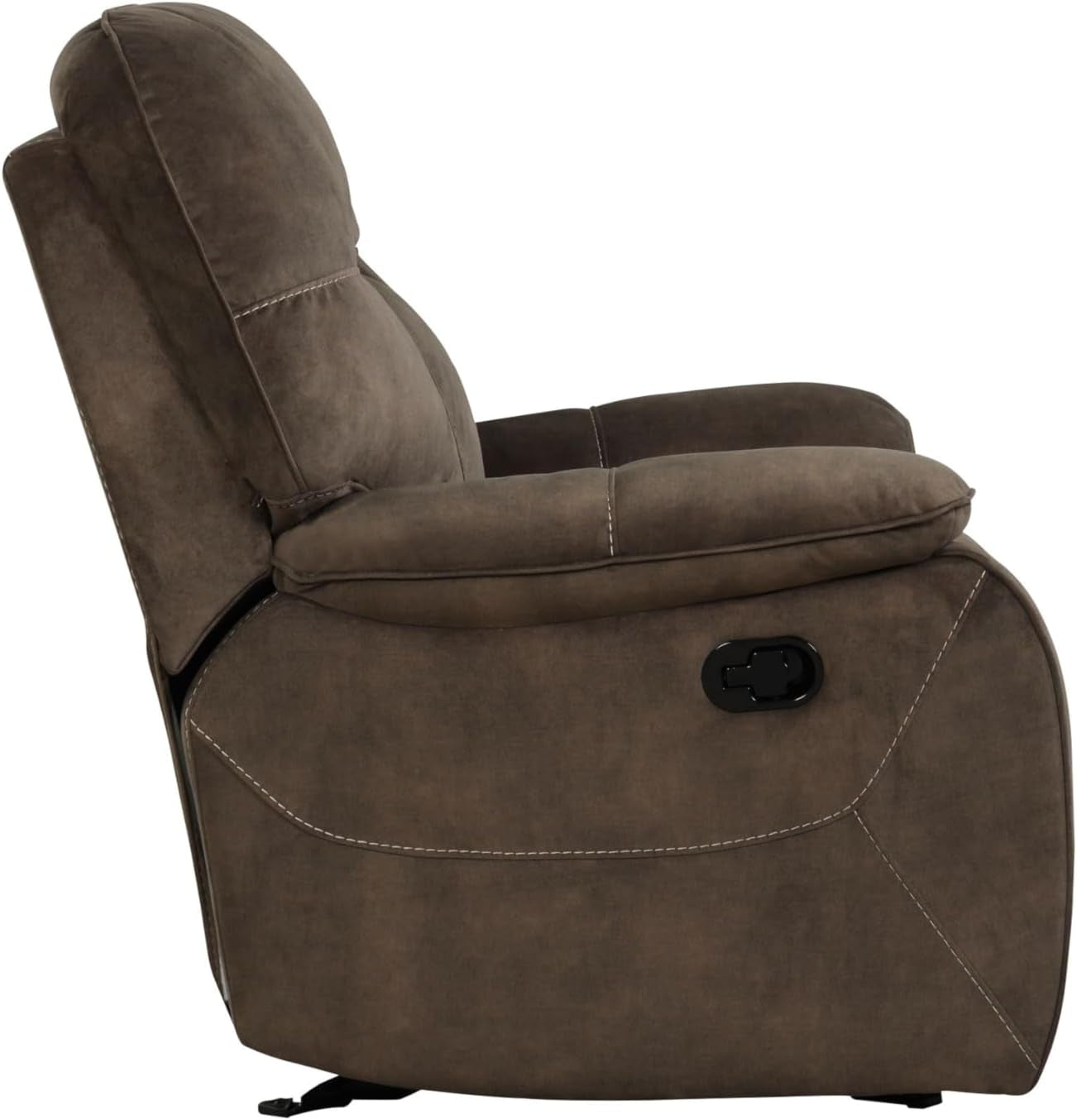 Cooper Shadow Brown Manual Reclining Sofa Chair Set