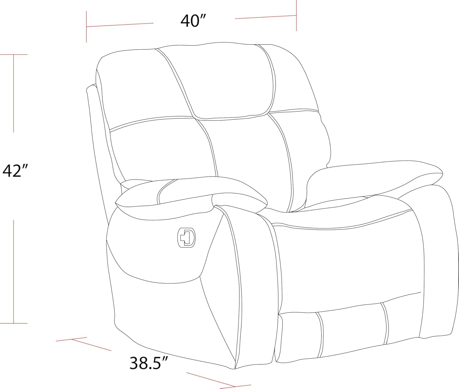 Cooper Shadow Brown Manual Reclining Sofa Chair Set