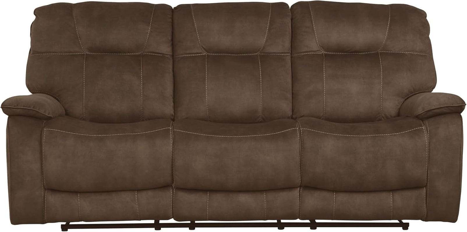 Cooper Shadow Brown Manual Reclining Sofa Chair Set
