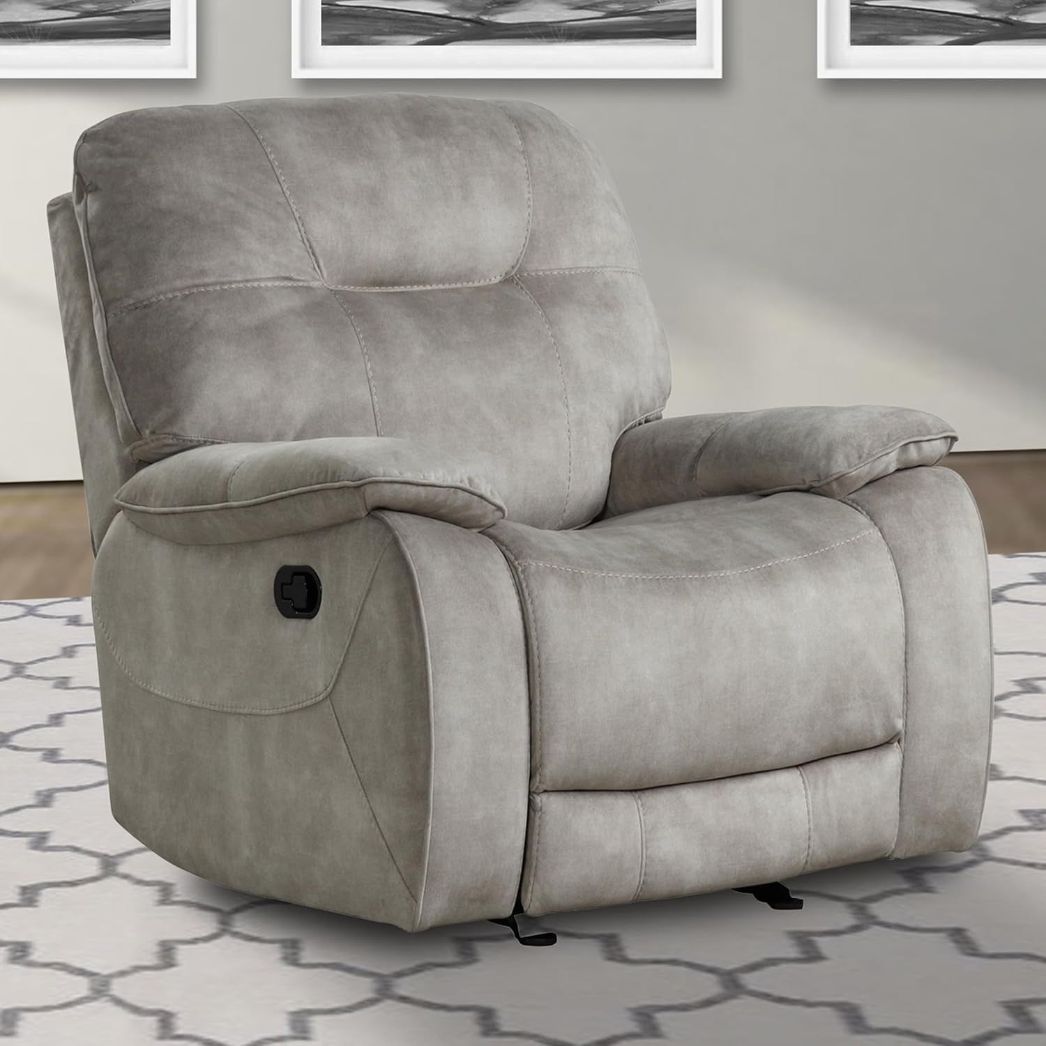 Cooper Shadow Natural Manual Reclining Sofa And Recliner