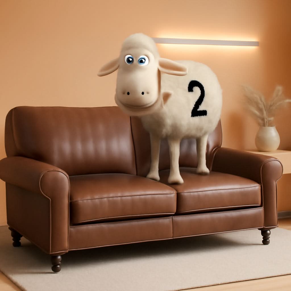 Copenhagen Rolled Arm Loveseat Chestnut Bonded Leather