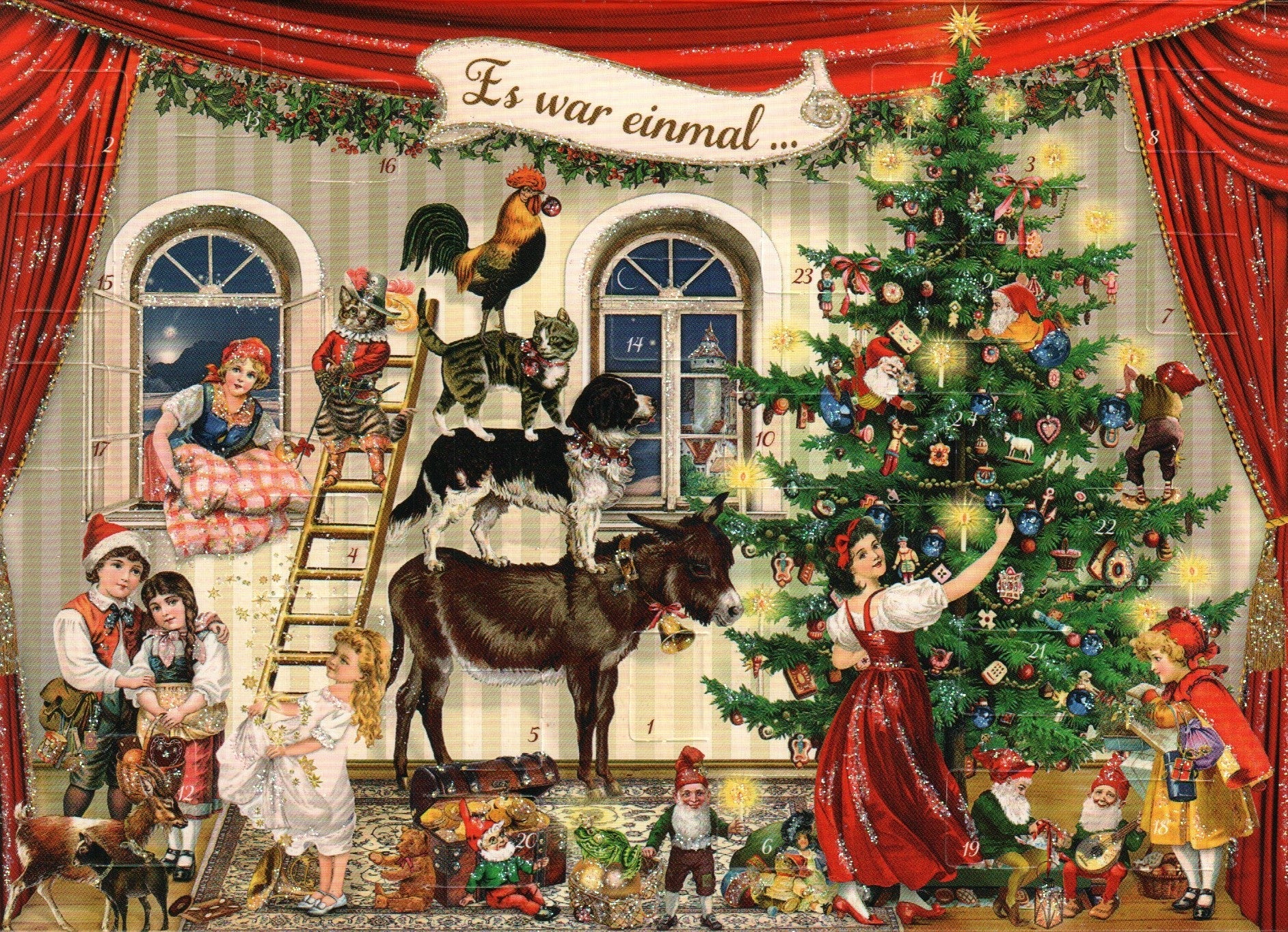 Coppenrath Mini Advent Card With Envelope - In The City
