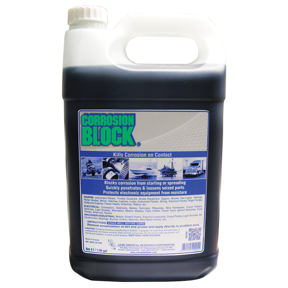 Corrosion Block Liquid 4-Liter Refill - Non-Hazmat, Non-Flammable