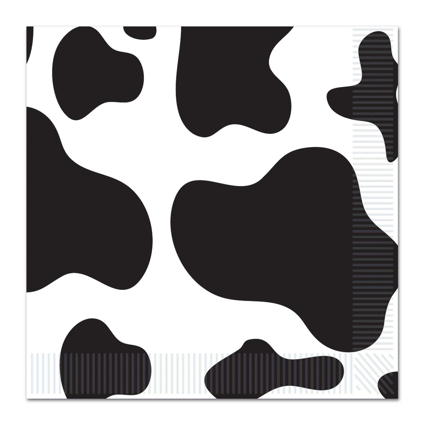 Cow Print Cocktail Napkin