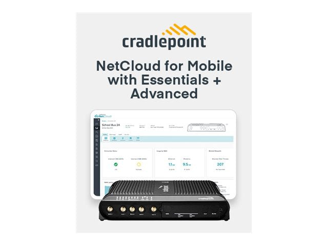 Cradlepoint 5-yr NetCloud Mobile Essentials Plan with IBR1700 Router for Reliable Business Connectivity