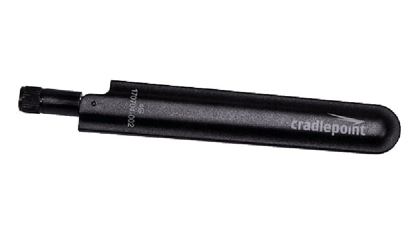Cradlepoint Cellular Antenna SMA 600MHz-6GHz Black Mini 140mm