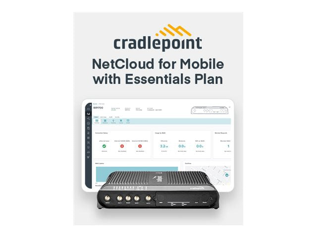 Cradlepoint IBR1700 Router with 1-Year NetCloud Mobile Essentials Plan – Secure Mobile Connectivity for Business