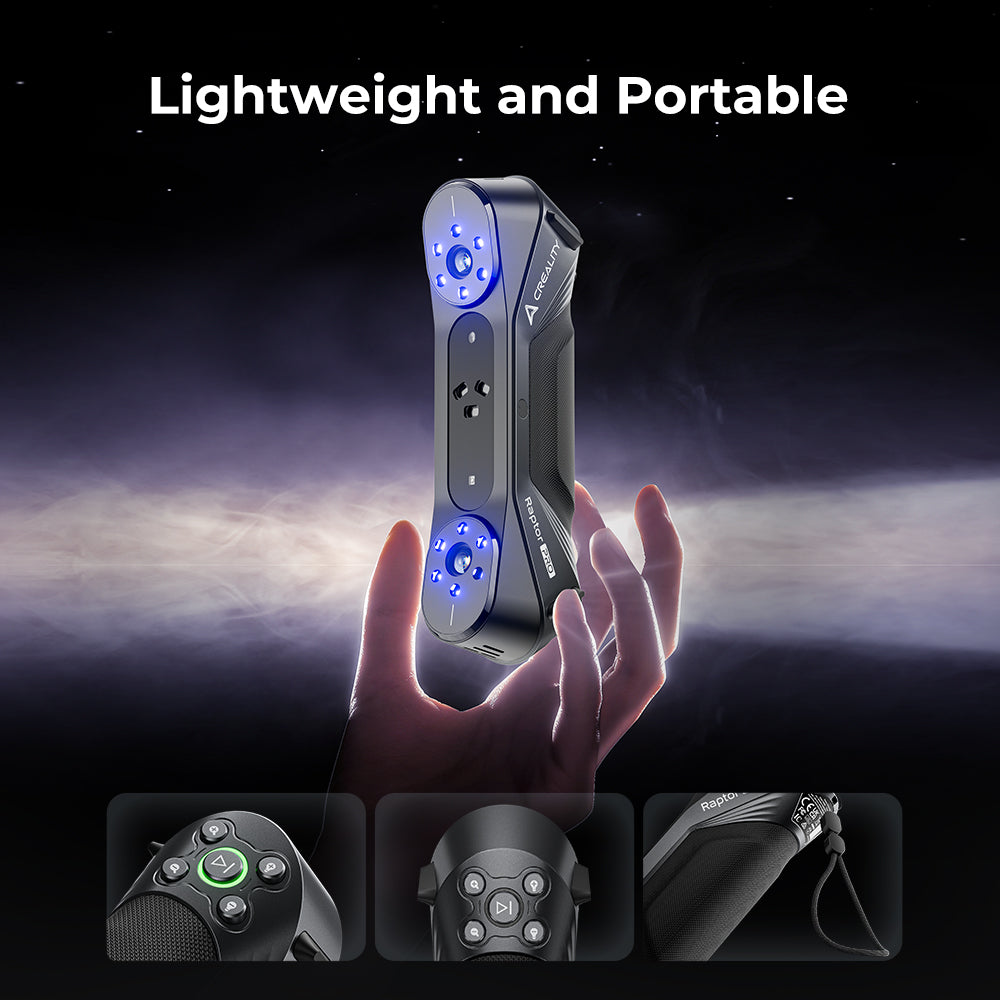 Creality Raptor Pro 3D Scanner with NIR Structured Light and High-Speed Scanning