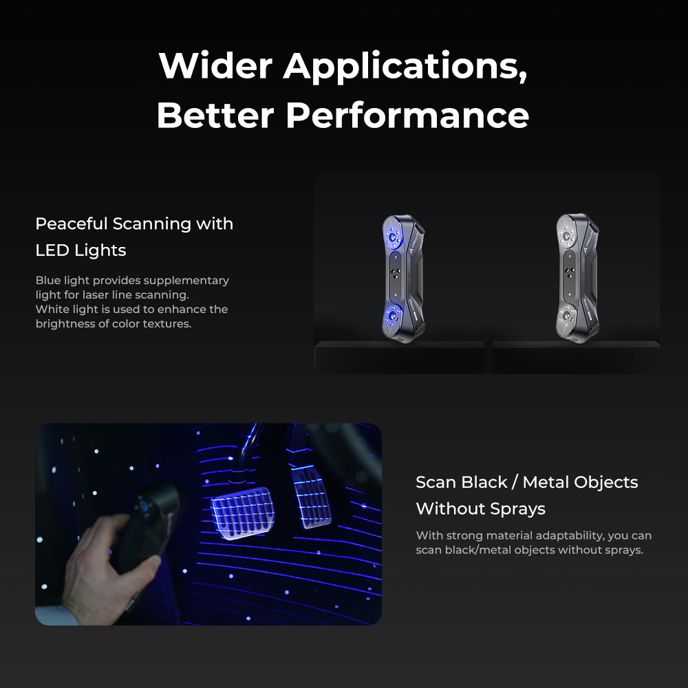 Creality Raptor Pro 3D Scanner with NIR Structured Light and High-Speed Scanning