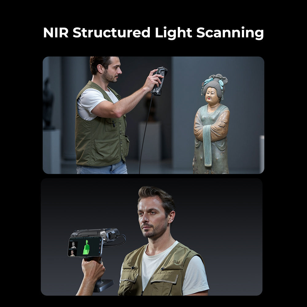 Creality RaptorX Wireless Blue Laser & NIR 3D Scanner with Wi-Fi 6