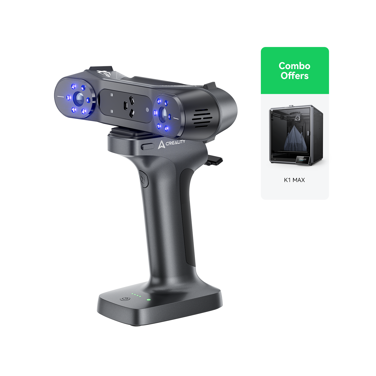 Creality RaptorX Wireless Blue Laser & NIR 3D Scanner with Wi-Fi 6