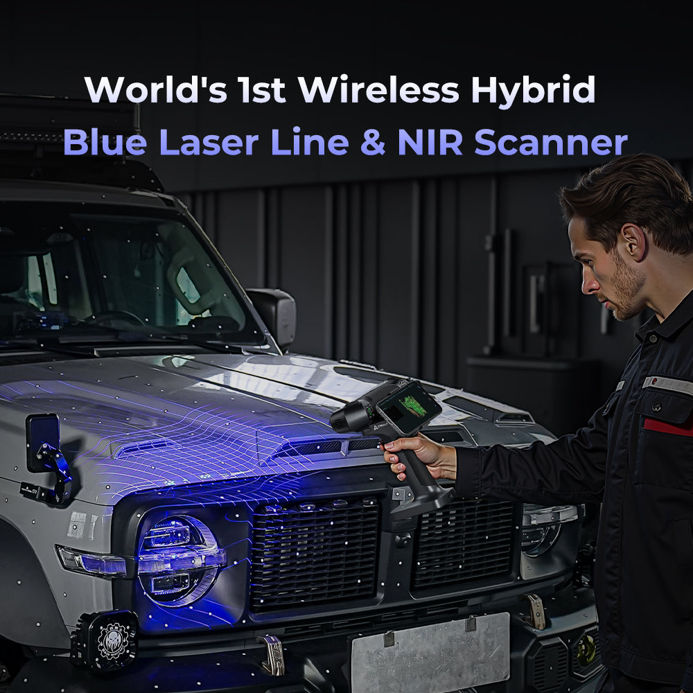 Creality RaptorX Wireless Blue Laser & NIR 3D Scanner with Wi-Fi 6