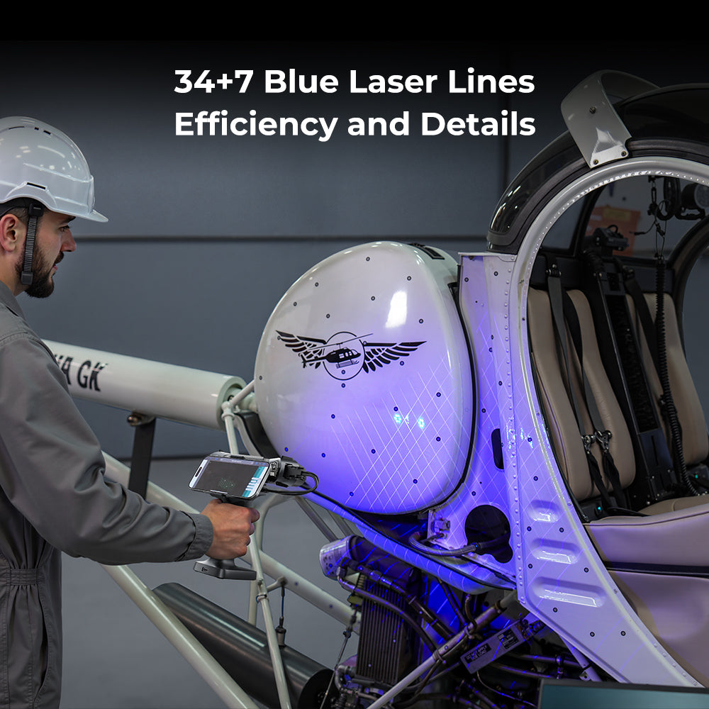 Creality RaptorX Wireless Blue Laser & NIR 3D Scanner with Wi-Fi 6
