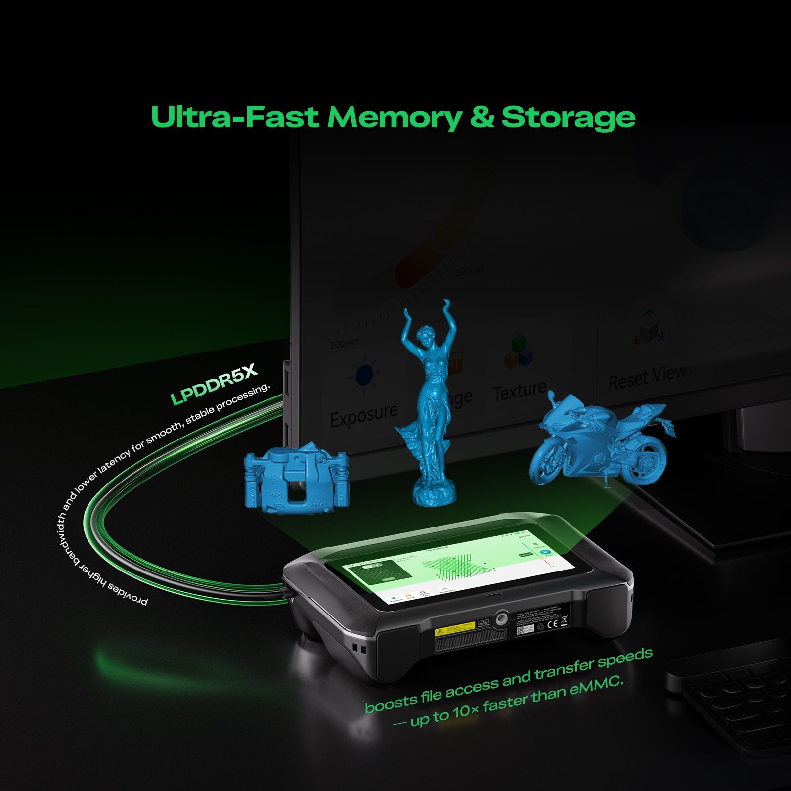 Creality Sermoon P1 3D Scanner with Advanced Multi-Line Laser Technology