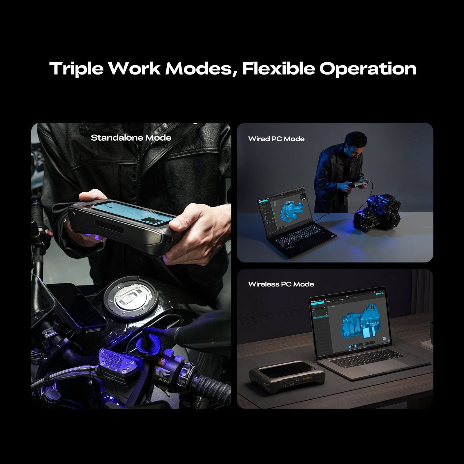 Creality Sermoon P1 3D Scanner with Advanced Multi-Line Laser Technology