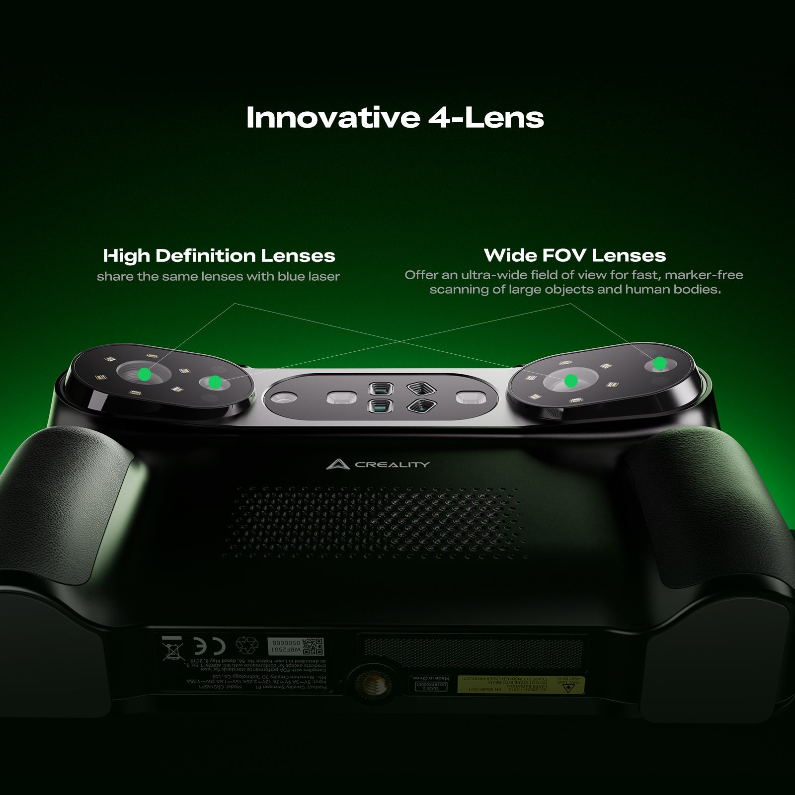 Creality Sermoon P1 3D Scanner with Advanced Multi-Line Laser Technology