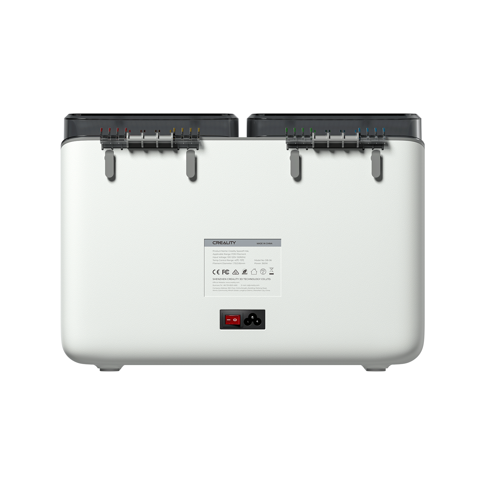 Creality SpacePi X4L 4-Spool Multi-Color Dryer with Dual Heating Chambers