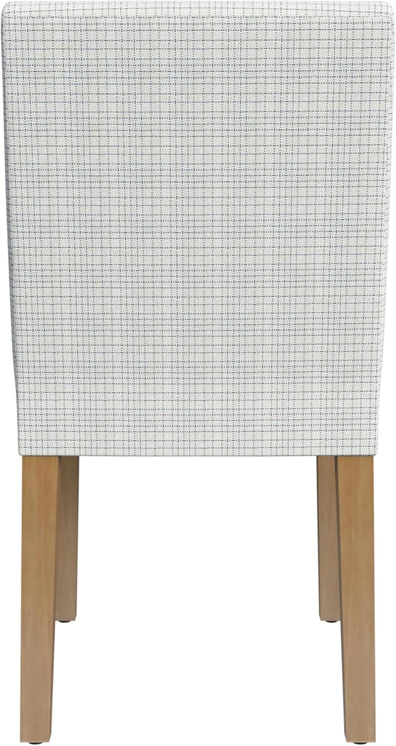 Cream Upholstered Parsons Dining Chair For Dining Room