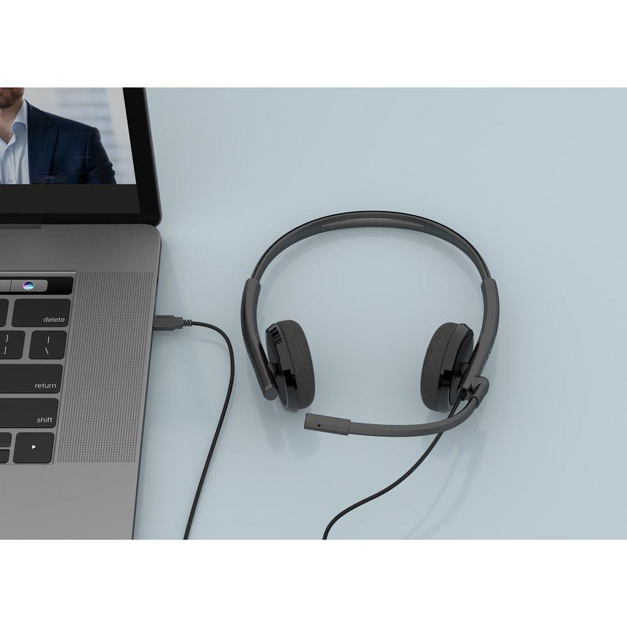 Creative HS-220 USB Headset with Noise-Cancelling Mic and Inline Remote