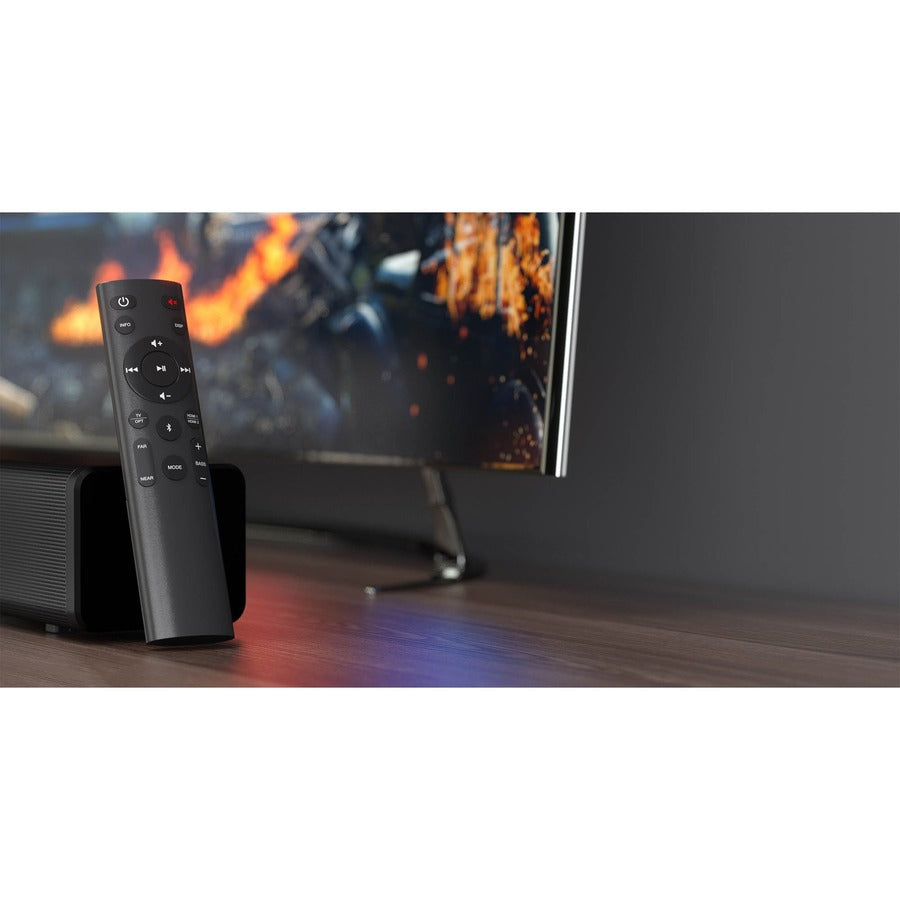 Creative Stage 360 2.1 Bluetooth Sound Bar Speaker - 120 W RMS - Black - Desktop, Floor