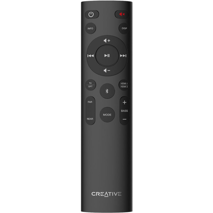 Creative Stage 360 2.1 Bluetooth Sound Bar Speaker - 120 W RMS - Black - Desktop, Floor