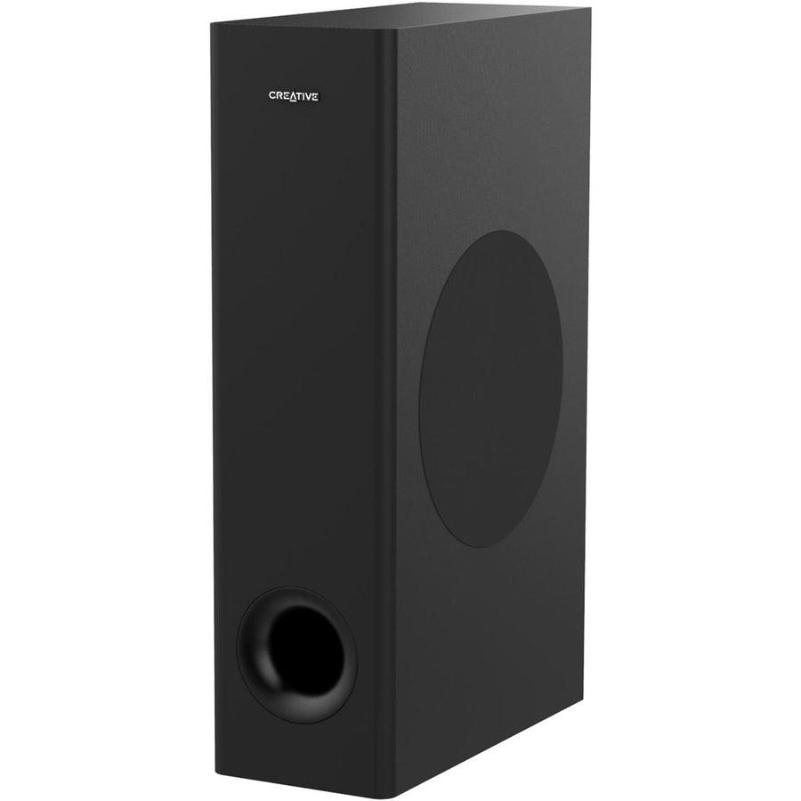 Creative Stage 360 2.1 Bluetooth Sound Bar Speaker - 120 W RMS - Black - Desktop, Floor