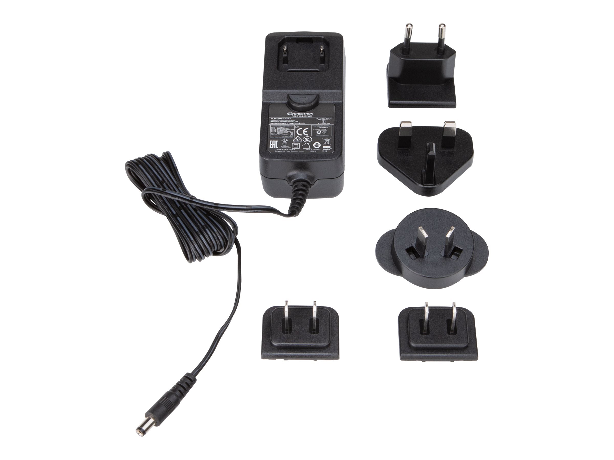Crestron PW-2412WU - Power adapter - AC 100-240 V - black