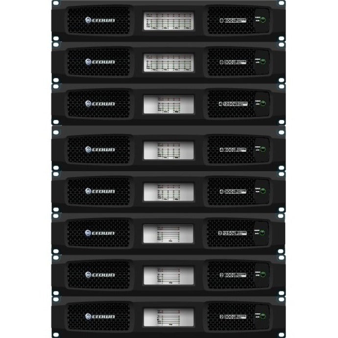Crown DriveCore Install 4|1250 Amplifier - 10 kW RMS - 4 Channel - Black DCI4X1250-U-USFX