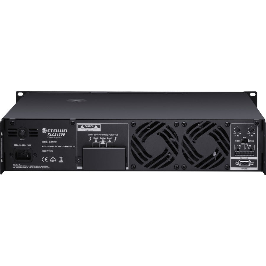 Crown XLC21300 Amplifier - 2600 W RMS - 2 Channel