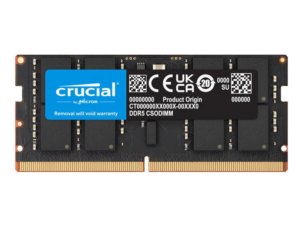 Crucial 24GB DDR5-6400 CSODIMM Memory Upgrade for Laptops
