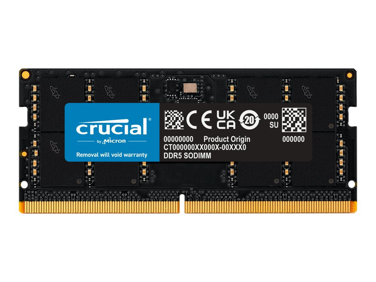 Crucial 48GB DDR5-5600 SODIMM CL46 Memory for Power Users