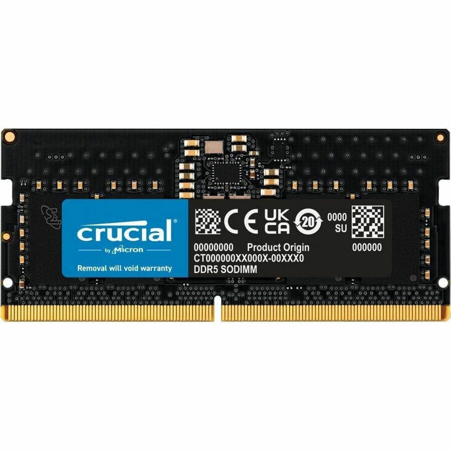 Crucial 8GB DDR5 SDRAM Memory Module - For Computer, Notebook - 8 GB -