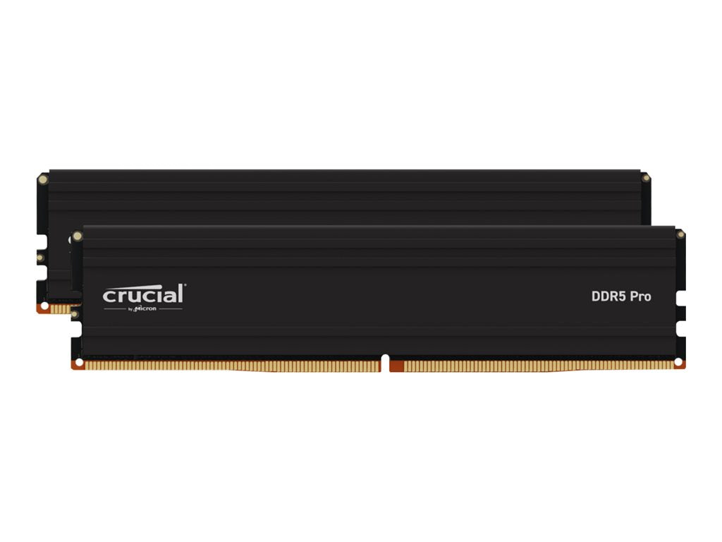 Crucial - DDR5 - kit - 32 GB: 2 x 16 GB - DIMM 288-pin - 5600 MHz / PC5-44800 - CL46 - 1.1 V - unbuffered CP2K16G56C46U5