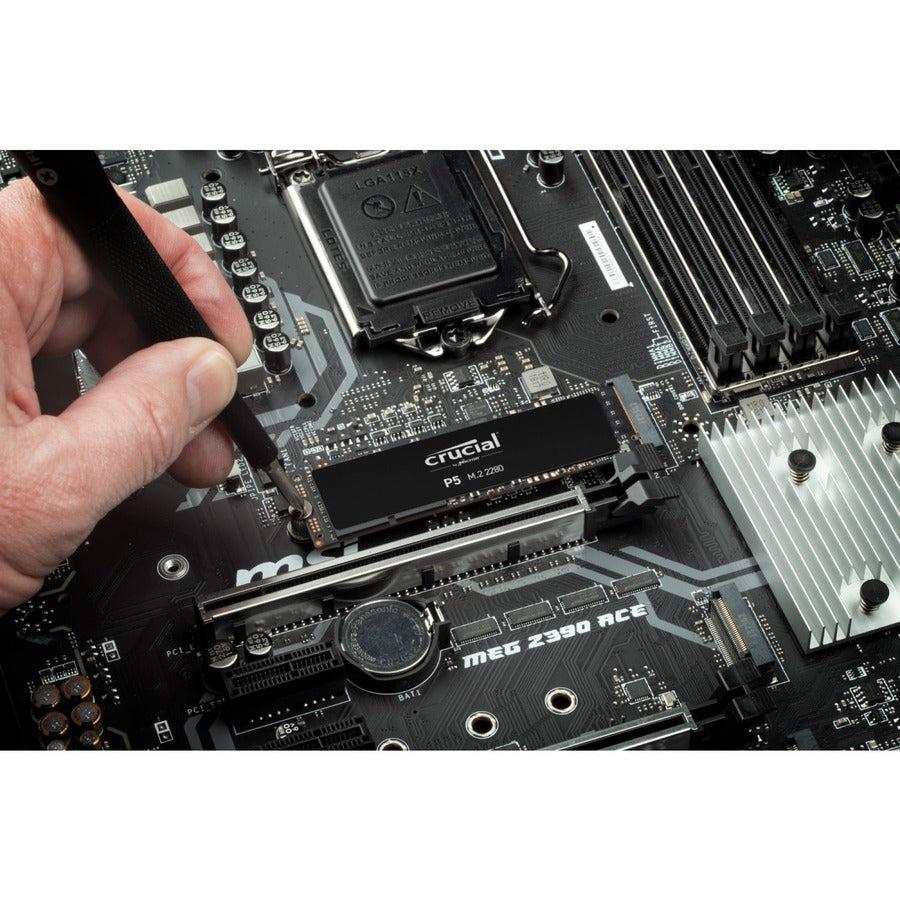 Crucial P5 500Gb 3D Nand Nvme Internal Ssd, Up To 3400 Mb/S - Ct500P5Ssd8