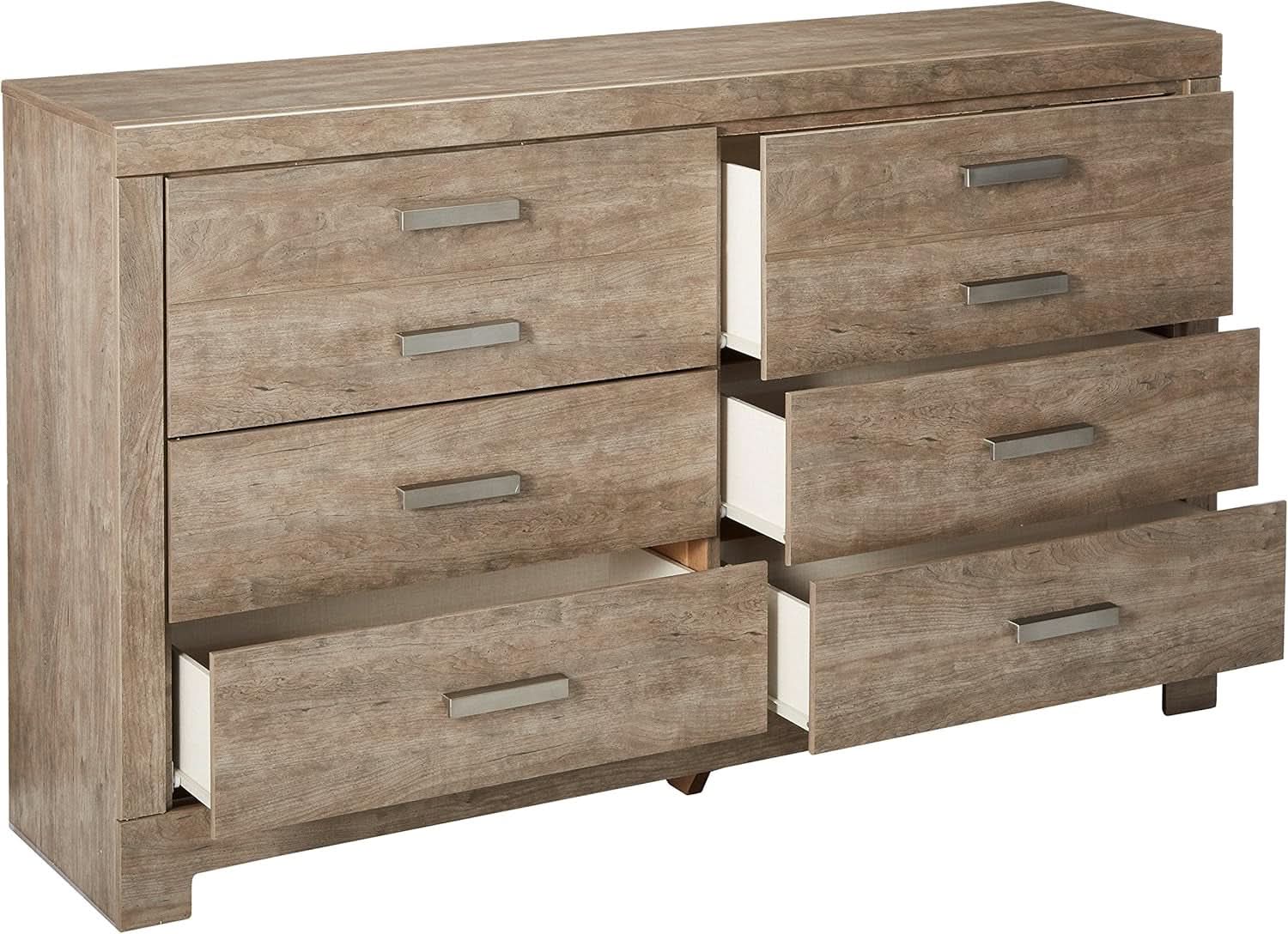 Culverbach Scandinavian Dresser 6 Drawers Weathered Gray