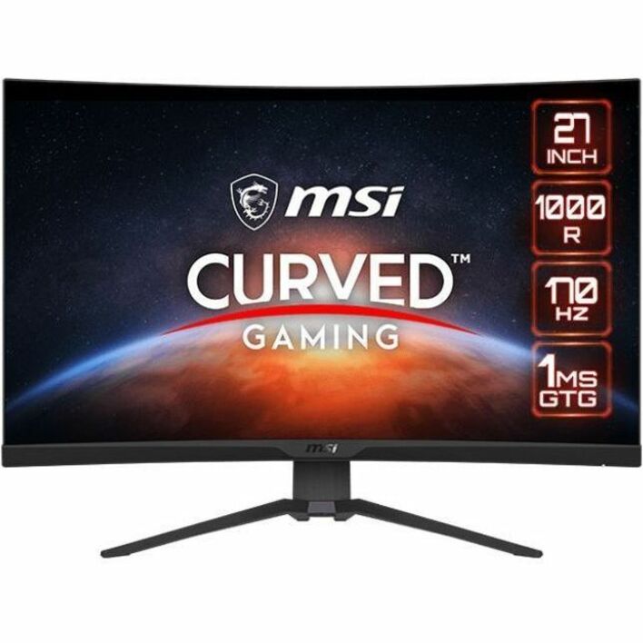 Curved Gaming Monitor - MSI MAG 275CQRF-QD 27" WQHD Display | tecisoft MAG275CQRFQD