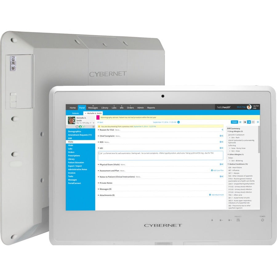 CyberMed NB20 Fanless Medical Cart PC CYBERMED-NB20