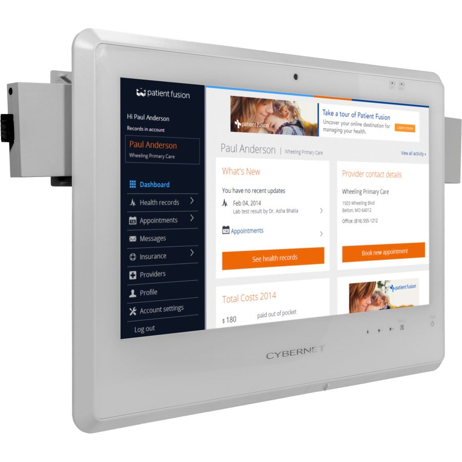 CyberMed NB20 Fanless Medical Cart PC CYBERMED-NB20