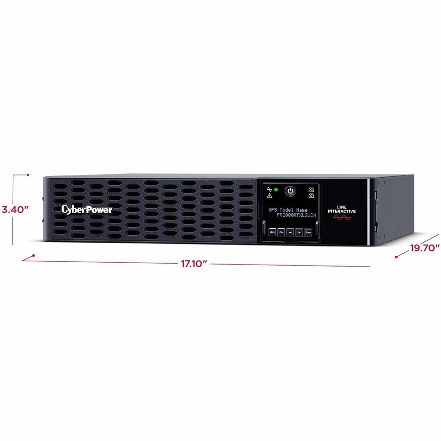 CyberPower PR2000RTXL2UCN New Smart App Sinewave UPS Systems - 2000VA/2000W, 120 VAC,