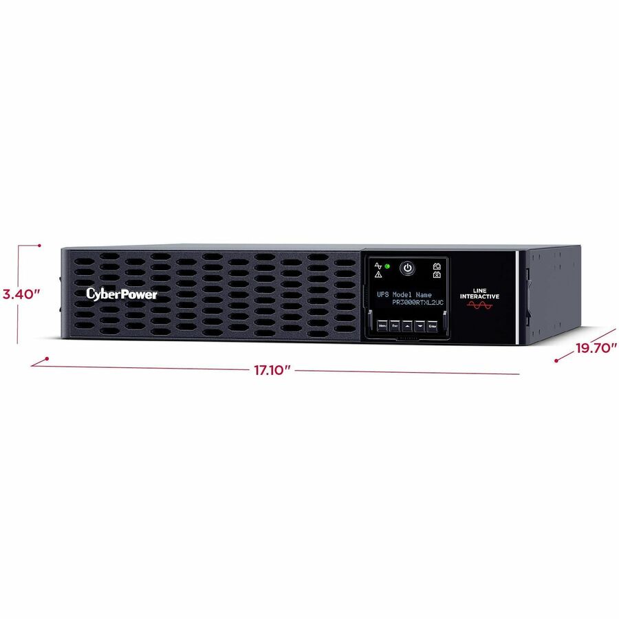 CyberPower PR3000RTXL2UC New Smart App Sinewave UPS Systems - 3000VA/3000W, 120 VAC, NEMA