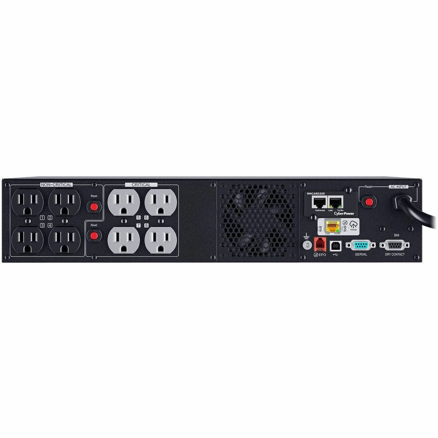 CyberPower Smart App Sinewave PR1500RT2UCN 1500VA Rack/Tower UPS - 2U Rack/Tower - AVR - 3
