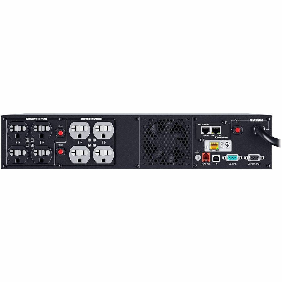 CyberPower Smart App Sinewave PR2000RT2UCN 2000VA Rack/Tower UPS - 2U Rack/Tower - AVR - 3