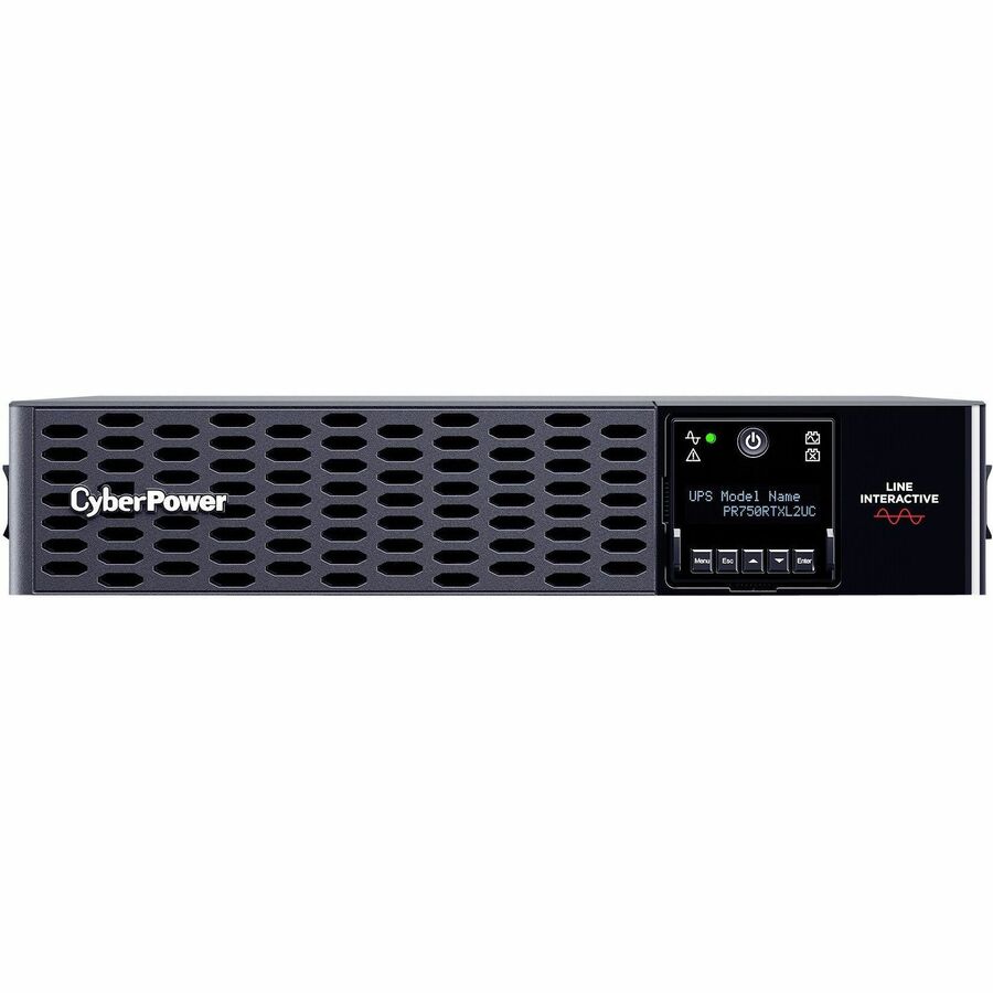CyberPower Smart App Sinewave PR750RTXL2UC 750VA Rack/Tower UPS - 2U Rack/Tower - AVR - 3